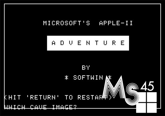 [MS@45] Fun with Vintage Computers: Microsoft Adventure